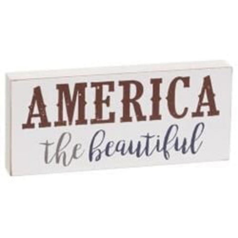 37029 America the beautiful wood block