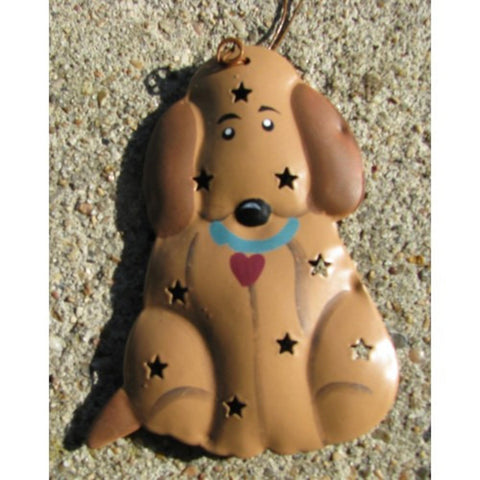 OR-329 Dog 3D tin punched ornament