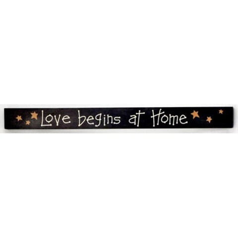 38163L-Love Begins at Home wood sign