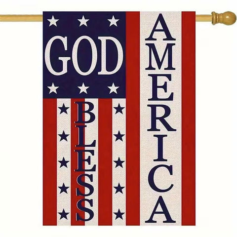 EH9093219' GOD BLESS AMERICA', Double-Sided, Made of Durable Polyester