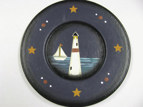 Wood Plate RPM-6 Lighthouse