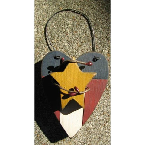 108SAH - Small America wood Heart