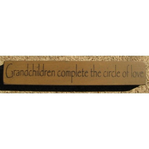 32314GG-Grandchildren Complete the circle of love MINI wood block