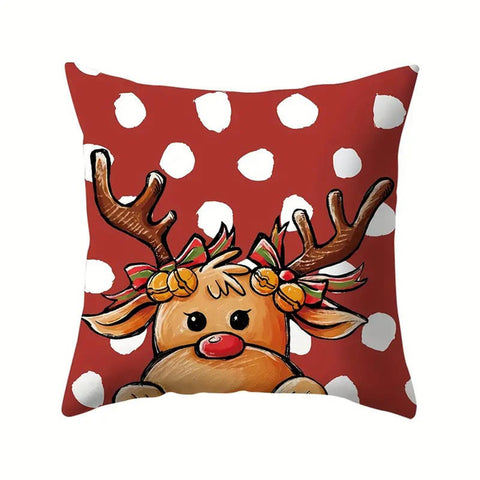 NM31342 Reindeer pillow cover (pillow insert NOT included)
