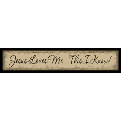 249J - Jesus Loves Me...This I Know! wood sign