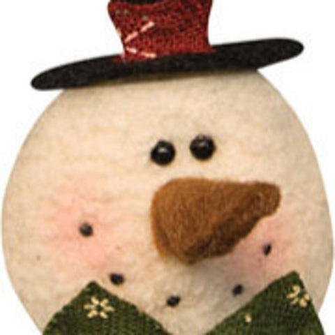 GAD270 - Top hat Snowman Ornament