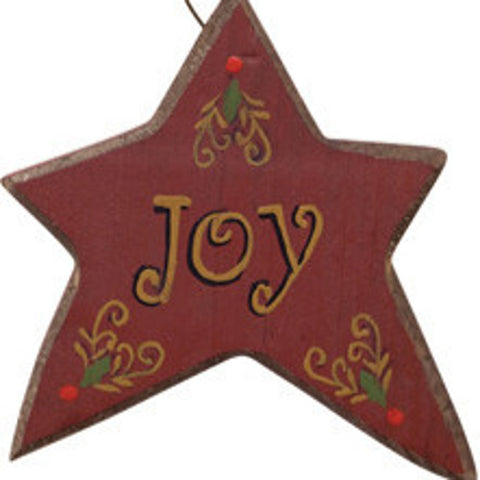 X8160A-Joy Star Ornament wood christmas ornament
